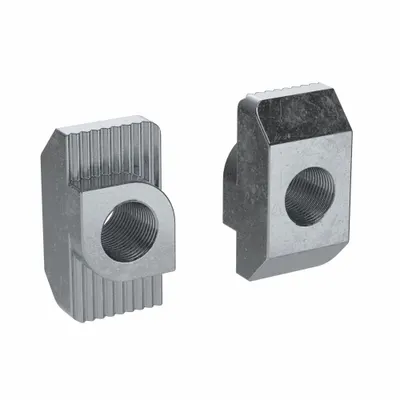 FATH INC. Hammer Nut: M5 Size, For 8 mm Slot Wd, 15 Series/40 Series, Single Center - Drop-In T-Nuts