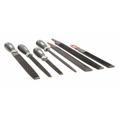 SIMONDS Petrochemical File Set: Includes Handle, 7 Pieces, Bastard Cut - General Purpose File Sets