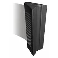 TENSABARRIER Standard Belt End: Black, 2 in Overall Ht (MPN BELTEND-C)