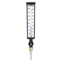 APPROVED VENDOR Industrial Glass Thermometer: 30°F to 180°F /0°C to 80°C, +/-1% Accuracy
