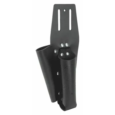 KLEIN TOOLS Tool Pouch: For 2 in Belt Wd - Max, 2 Pockets - Leather Tool Holsters