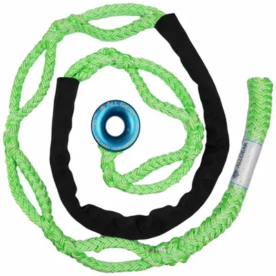 ALL GEAR Arborist Rope Sling: Polyester, 3/4 in Rope Dia, 10 ft, 3,780 lb Working Load Limit - Rope Slings
