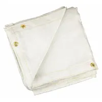 STEINER Welding Blanket: Uncoated Fiberglass, 10 ft Wd, 10 ft Lg, White, 35 oz/sq yd Material Wt (MPN 367-10X10)