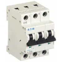 EATON IEC Supplementary Protector: 32 A Amps, 96V DC, 15kA at 277/480V AC, Lug, FAZ, 277/480V AC (MPN FAZ-C32/3)