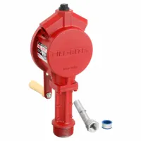 FILL-RITE Hand Pump: Rotary, Pump Only, Bung, 12.8 oz per stroke, Aluminum, Vane (MPN FR110)