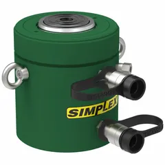 This double-acting hydraulic ram delivers controlled force in both directions with a 105 ton nominal capacity. Designed for heavy lifting, pressing, and structural alignment in industrial maintenance and construction applications. Hydraulic return ensures efficient operation in demanding environments.