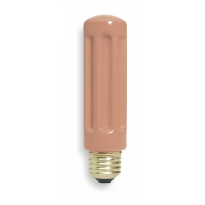 TEMPCO Tubular Socket-Mount Heater: 200 W Watt Output, 120V AC, Coral, 4-1/3 in - Tubular Socket-Mount Heaters
