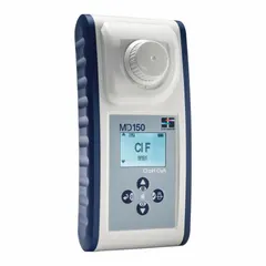Portable colorimeter for pH measurement in water and other liquids. Features a digital display and LED light source. Suitable for field or laboratory analysis.