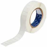 Pre-Cut Label Stock Roll: 1/2 in x 1 in, Acrylic, Permanent Adhesive, 2,250 Labels, J2000, Permanent (MPN J20-59-2475)
