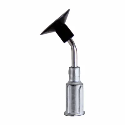 EXCELTA Vacuum Probe/Cup Assembly: Bent, 0.5 in Tip Size, 30° Tip Angle, Buna-N - Precision Vacuum Probe & Pad Assemblies
