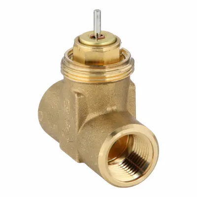 Honeywell Hydronic Globe Valve: 2-Way, 1.2 CV Flow, 1/2 in Female NPT, Brass Body - 2-Way NPT Connection Globe Valves