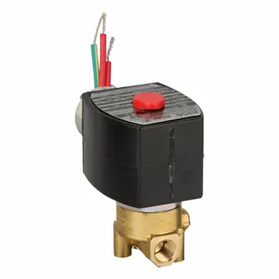 REDHAT Solenoid Valve: 2-Way, Normally Closed, 1/8 in Pipe Size, 110V AC/120V AC - 2-Way/2-Position, Normally Closed Solenoid Valves