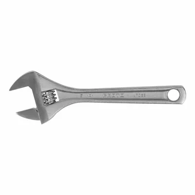 PROTO Adjustable Wrench: Alloy Steel, Chrome, 6 11/32 in Overall Lg - General Purpose Adjustable Wrenches