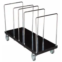 APPROVED VENDOR Panel Truck: 400 lb, Black, 44 in L x 18 in W x 30 in H Deck, 9 in Deck Ht, 5 Rails (MPN CTPT-1844-CK)