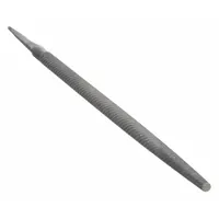 Machinists File: Round, Single-Cut, Safe Edge Cut, Second Cut, 12 in Lg without Tang, 5/16 in Thick (MPN 12166)