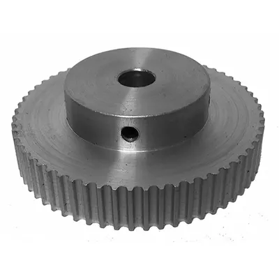 Dayton Timing Pulley: Curvilinear, Fixed, For 9 mm Belt Wd, 40 Teeth, 3 mm Pitch - HTD Section Fixed-Bore Timing Pulleys with Hub