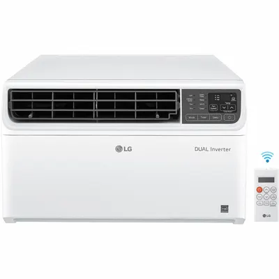 LG Window Air Conditioner: 300 sq ft – 350 sq ft, 8,500 BtuH, 115V AC, 5-15P - Residential-Grade Window ACs for Cooling Only