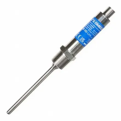 OMEGA PRTXI-1/4N-1/8-6-IO Threaded RTD with Signal Converter - Threaded RTDs with Signal Converter