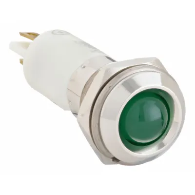 OEM Raised Panel Light: 12 mm Panel Mounting Hole Dia - LED Indicator Pilot Lights