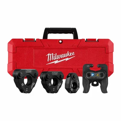 MILWAUKEE Press Ring Kit: 1/2 to 1 in Pipe - Jaw & Ring Sets for Compact Press Tools
