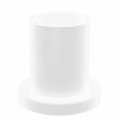 This flanged sleeve bearing is made from PTFE, offering chemical and heat resistance for applications where metal bearings may corrode. It has a 3/4 in bore, 7/8 in OD, and 1 1/4 in overall length. Supplied in a white color as a 5-pack.