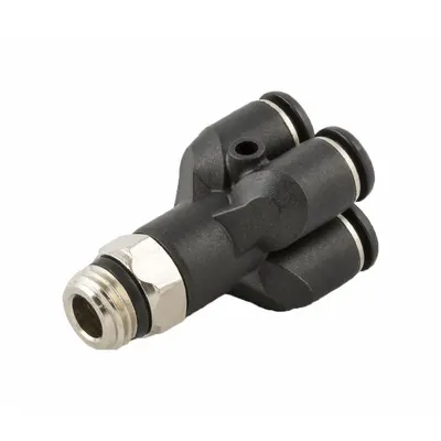 AIGNEP USA 55340-6-1/4 Nylon & Nickel-Plated Brass Tube Fitting - Nylon & Nickel-Plated Brass Tube Fittings