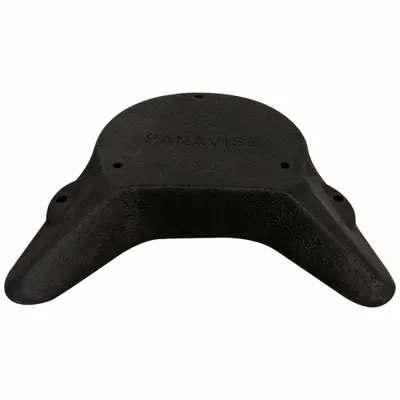 PANAVISE Weighted Base Mount: Iron, 6 7/8 in Overall Lg, 1/4 in Mounting Hole Dia - Weighted Base Mounts