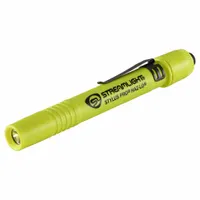 Penlight: 105 lm, 2.25 hr Run Time at Max. Brightness, 39 m Max Beam, 1 Light Output, Yellow (MPN 66300)