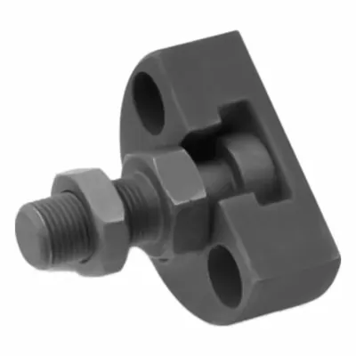JW WINCO Quick-Fit Coupling: Flange Head, Threaded Stud, M10, 20 mm Thread Lg, Radial Offset - Flanged Threaded Quick-Fit Couplings for Radial Offsets