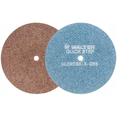 WALTER SURFACE TECHNOLOGIES Hook-and-Loop Surface Conditioning Disc: 6 in Dia - Coating-Removal Discs for All Metals