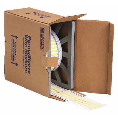 BRADY Precut Sleeve Label Roll - Brady Precut Sleeve Label Rolls