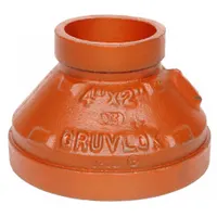 GRUVLOK Metal Pipe Straight: Concentric Reducer, 5 in x 2 1/2 in, Ductile Iron, 300 psi @ 150° F (MPN 0390028751)