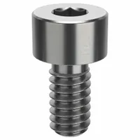 Socket Head Cap Screw: 1/4"-20 Thread Size, 1/2 in Lg, Std, Plain, Stainless Steel, 18-8 (MPN ZSQ60114C08)