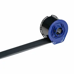 Black resin ribbon in the R6400 series, 1 9/16 in x 984 ft. High temperature-resistant and RoHS Compliant to 2015/863. Designed for the i7500 printer series. Used for industrial labeling in environments requiring durable, heat-resistant black resin prints.