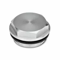 JW WINCO GN741-50-M40X1.5-OS-1 PLUG ALUMINUM: Aluminum, NBR Seal, Metric Fine, M40x1.5 Thd