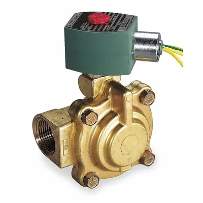 REDHAT Solenoid Valve: 2-Way, Normally Closed, 1 in Pipe Size, 110V AC/120V AC - 2-Way/2-Position, Normally Closed Solenoid Valves