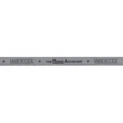 Bi-metal band saw blade for cutting steel and steel alloys. Features a variable cutting edge with 4/6 tooth pitch, 1 in blade width, and 13 ft 6 in length. Suitable for structural steel, tubing, and solid bar stock in fabrication and maintenance applications.