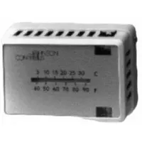 JOHNSON CONTROLS Pneumatic Thermostat: 55° to 85°F (Day/Night), Horizontal, No, Day/Night (MPN T-4506-203)
