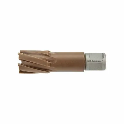 HOLEMAKER TECHNOLOGY Annular Cutter: 13/16 in Cutter Dia, 2 in Max Cutting Dp, TiAlN/TiSiN - Carbide-Tipped Annular Cutters for Toughest Materials