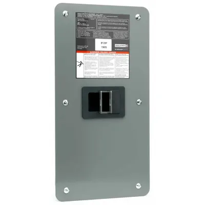 SQUARE D Circuit Breaker Enclosure: 3 Spaces, 125 A Amps, Flush Mounting - B-Frame Square D Circuit Breaker Enclosures