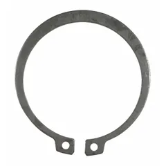 This snap ring is a replacement retaining ring for Dayton brand 2ZE60 material handling equipment. It secures components in place during assembly, preventing axial movement in shafts or housings. Suitable for use in GGS Material Handling Parts systems.