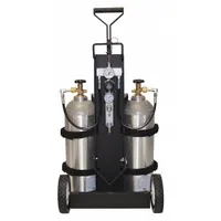Air Cylinder Cart: 4500 psi High Pressure Cylinders, 4,500 psi Max Pressure, 49 lb Empty Cart Wt (MPN MP-2HCYL)