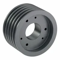APPROVED VENDOR V-Belt Pulley: B70, 5 Groove, 7.35 in OD, Bushed Bore, SF, Quick Detachable (MPN 5B70SF)