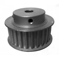 DAYTON Timing Pulley: Curvilinear, Fixed, For 15 mm Belt Wd, 28 Teeth, 5 mm Pitch, Aluminum (MPN 28-5M15M6FA8)