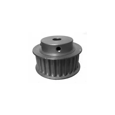 Dayton Timing Pulley: Curvilinear, Fixed, For 15 mm Belt Wd, 28 Teeth, 5 mm Pitch - HTD Section Fixed-Bore Timing Pulleys with Hub