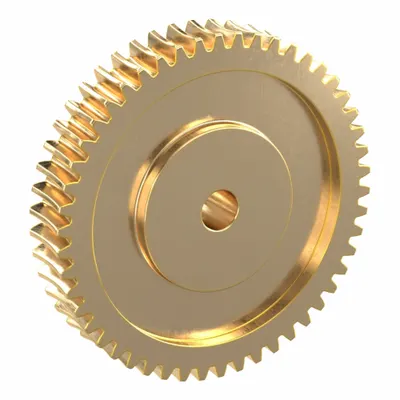 KHK GEARS Worm Wheel: Reduction Ratio 50, Module m 2, Right Hand, 20° Pressure Angle - Metric Worm Wheels
