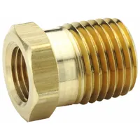 PARKER Metal Pipe Straight: Straight, 1/8 in x 1/2 in, Female NPT Threaded x Male NPT Threaded (MPN 209P-8-2)