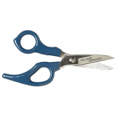 FLUKE NETWORKS Wire Stripper: 16 ga, 6 in Overall Lg, V-Notch Blade, Cut/Scrape/Strip - Data & Coaxial Cable Strippers