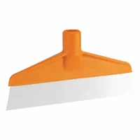 VIKAN Food Scraper: No Handle, 1 1/4 in Blade Lg, 9 5/8 in Overall Lg, Stainless Steel (MPN 29087)