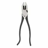 Iron Workers Plier: Flat, 9 1/4 in Overall Lg, 1 5/8 in Jaw Lg, 1 1/4 in Jaw Wd, 5/8 in Jaw Thick (MPN 213-9ST)